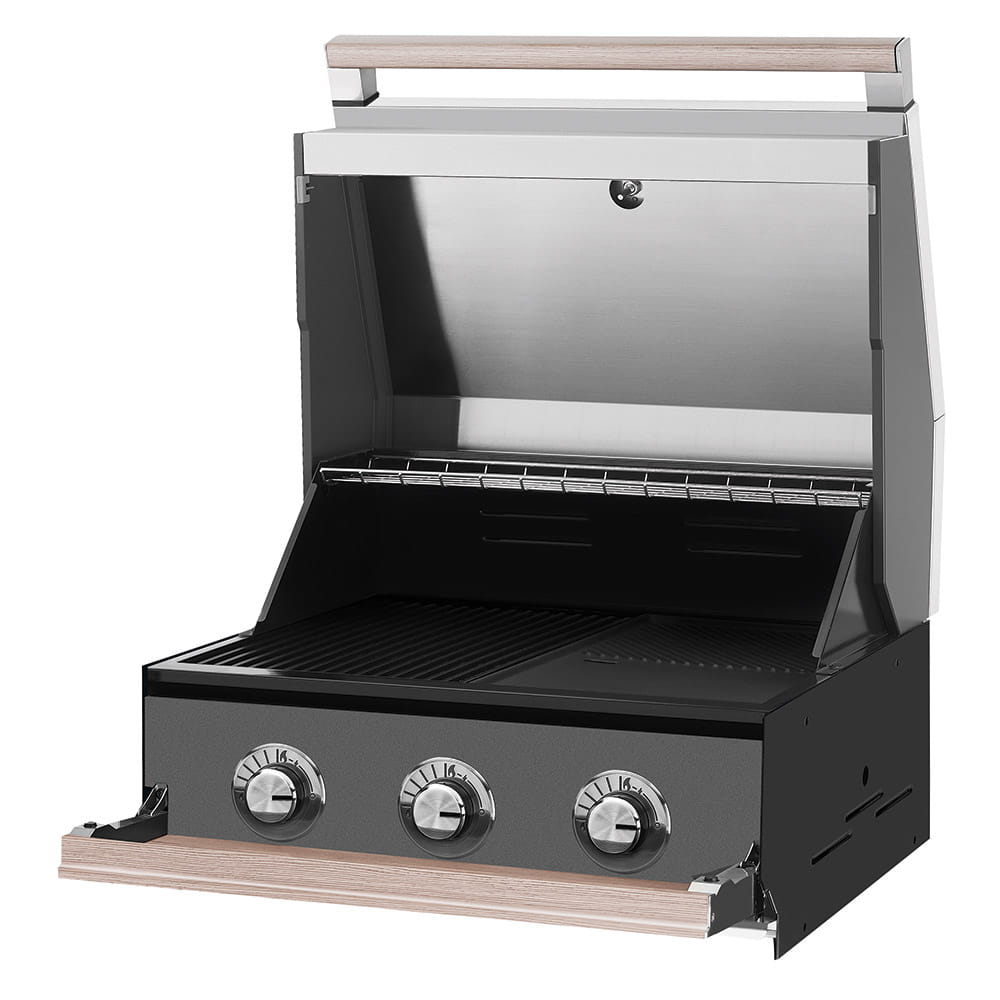 BeefEater 1500 barbecue à gaz encastrable – 3 Brûleurs