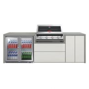 Cuisine Harmony 4 avec BBQ serie 2000 + double réfrigérateur