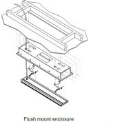 Caisson d’encastrement 1800 blanc gamme Elégance (THE)