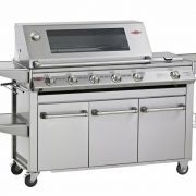 SL4000 acier inoxydable – Barbecue 6 Bruleurs avec chariot