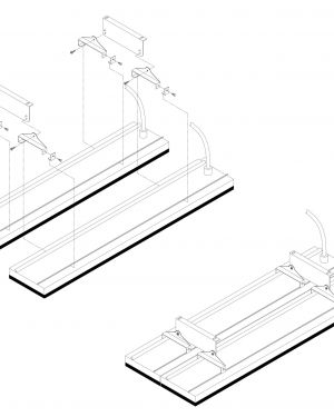 Kit montage double pour gamme THH (Design)